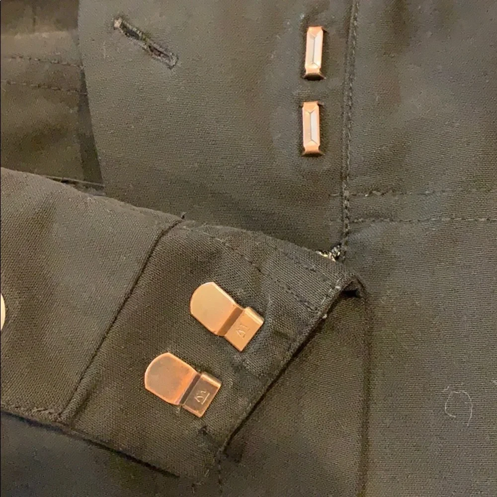 MICHAEL KORS BLACK ANKLE PANTS SIZE 8P